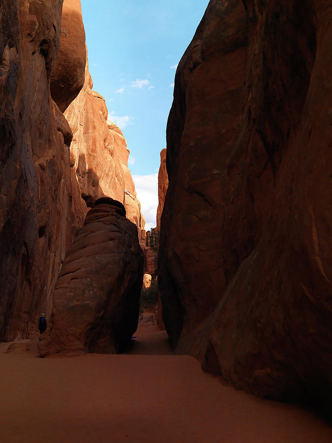 Arches National Park-Inbetween slot formations Photograph by Elizabeth ...