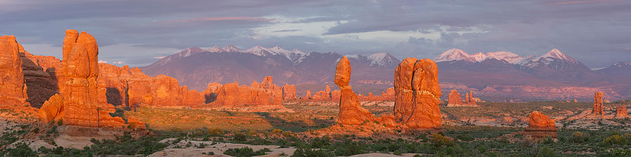 Arches National Park Sunset Photograph by Aaron Spong