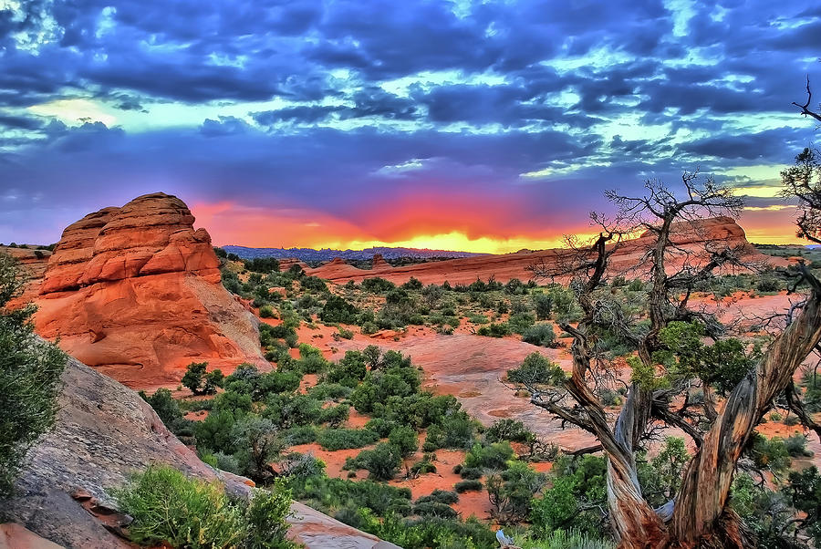Arches National Park Photograph - Arches National Park Sunset by Gregory Ballos