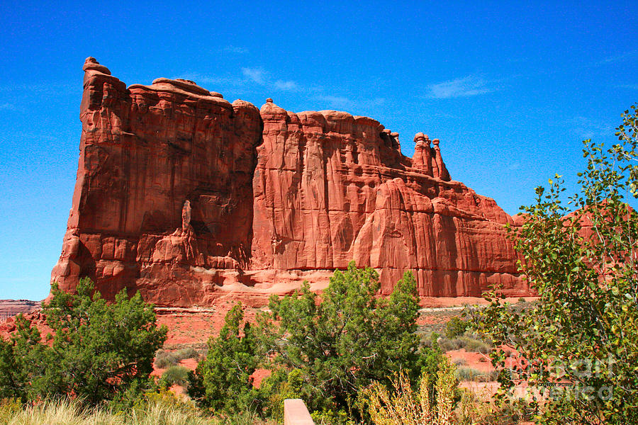 Arches National Park, Utah USA - Tower of Babel, Courthouse Tower ...