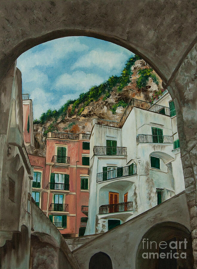 Arches of Italy Painting by Charlotte Blanchard