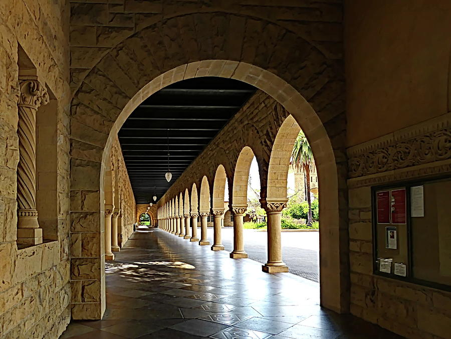 Arches of Main Quad at Stanford University Photograph by Lyuba Filatova