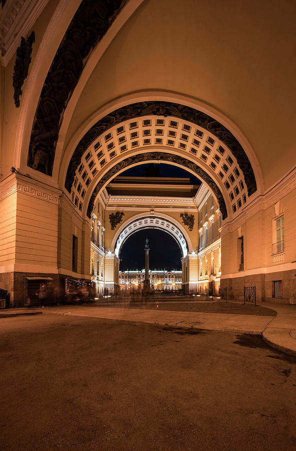 Arches of Sankt Petersburg Photograph by Jaroslaw Blaminsky