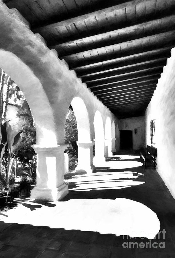Arches Of Southern California BW Photograph by Mel Steinhauer