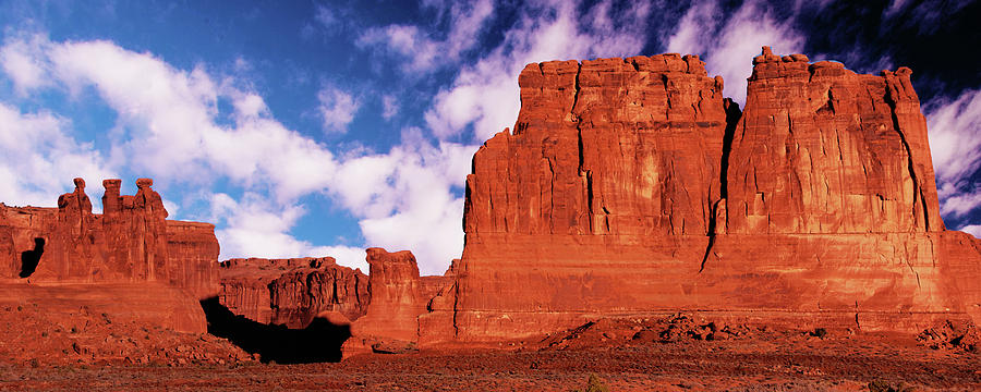 Courthouse Photograph - Arches Pano by Norman Hall Courthouse Photograph - Arches Pano by Norman Hall