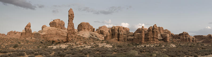 Landscape Photograph - Arches Panorama by Mike Irwin