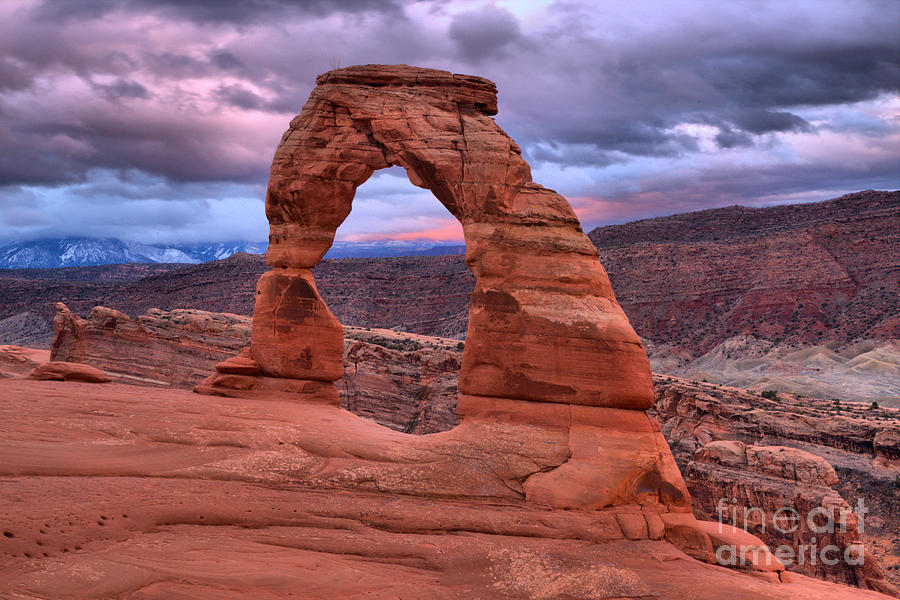 Arches Pink Sky Highlights Photograph by Adam Jewell