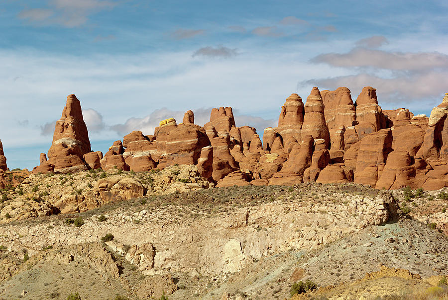 Arches Spires  Photograph by Peter J Sucy