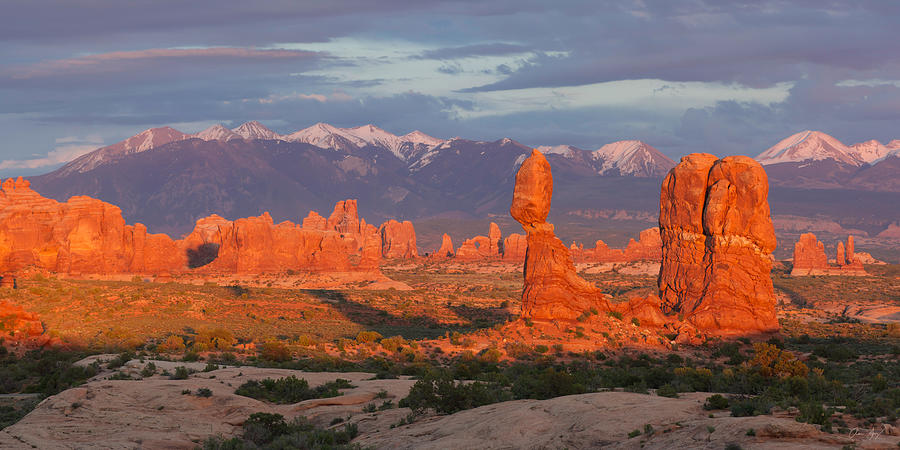 Arches Sunset Photograph by Aaron Spong