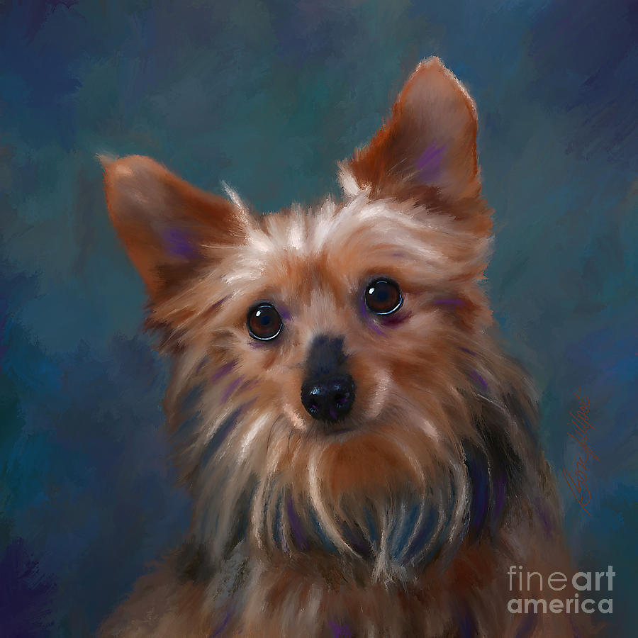 Cute Painting - Archie by Bon and Jim Fillpot