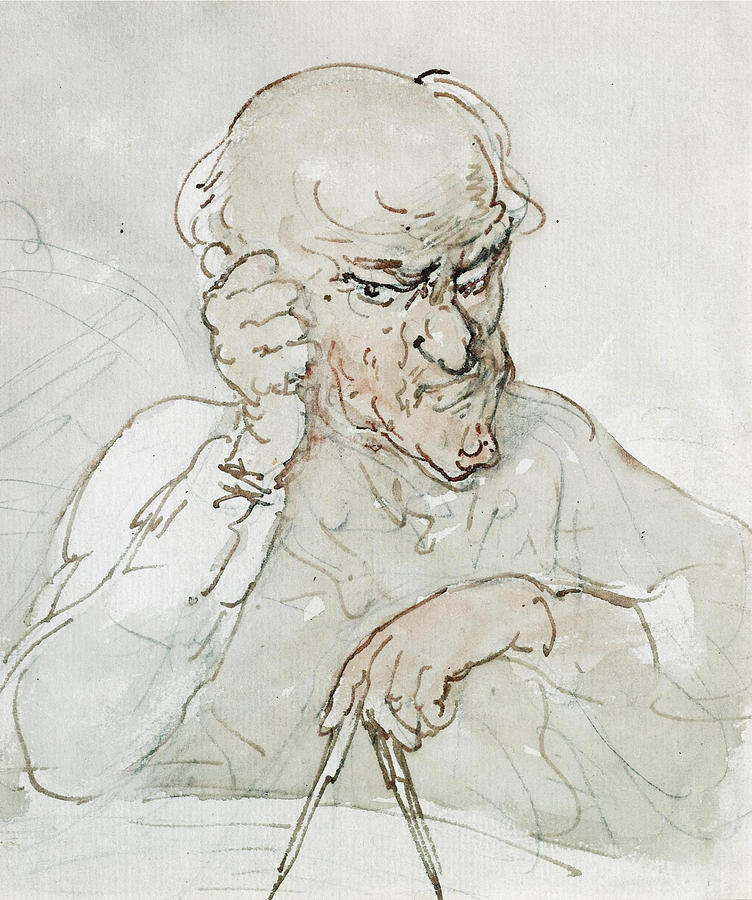 Archimedes Drawing by Thomas Rowlandson