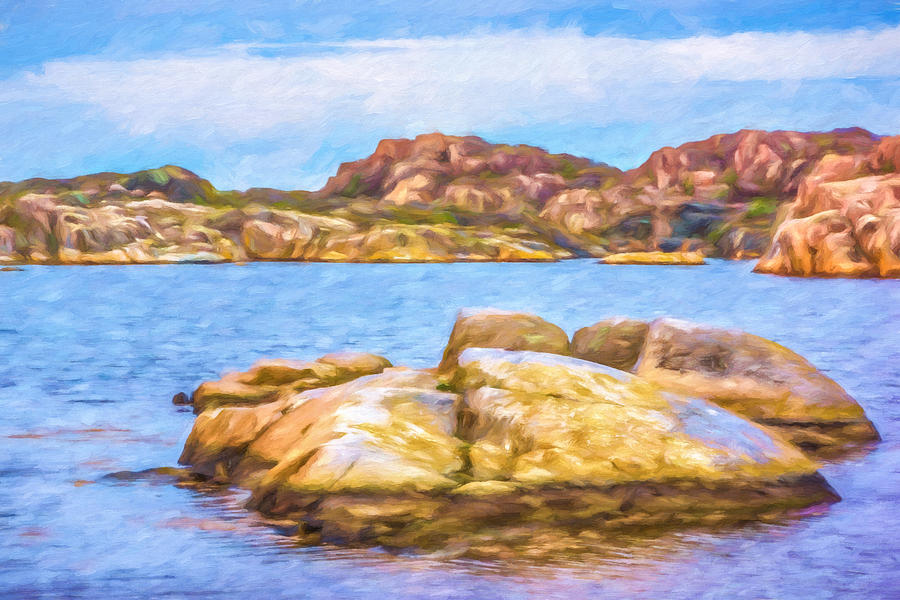 Archipelago Seascape Painting by Lutz Baar