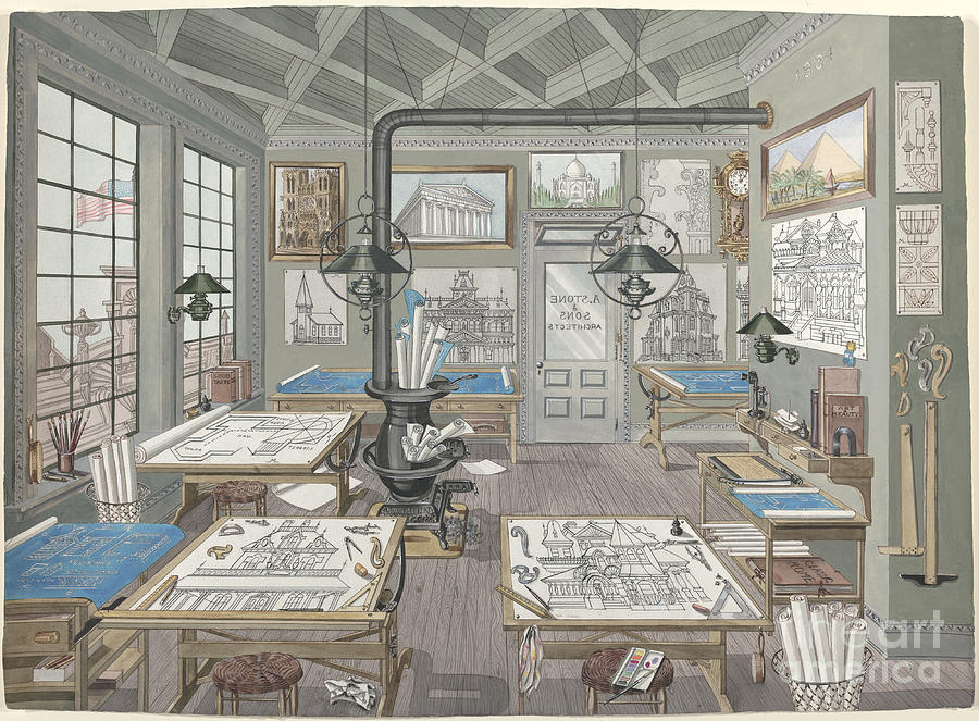 Architect S Drafting Room 1884