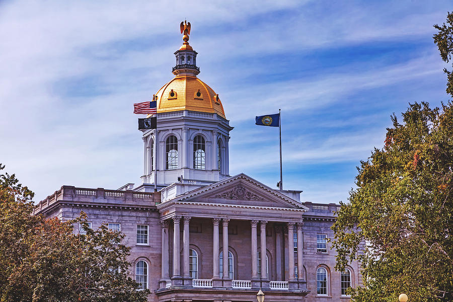 Architectural Detail - New Hampshire State Capitol Photograph by ...