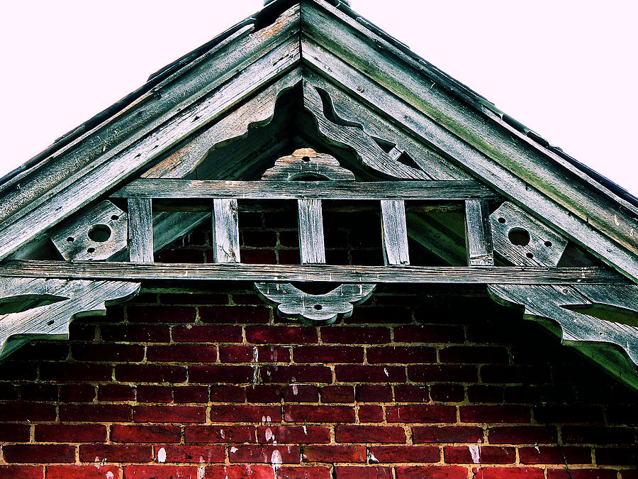 Architectural Detail On Old Church Photograph by Kathy K McClellan
