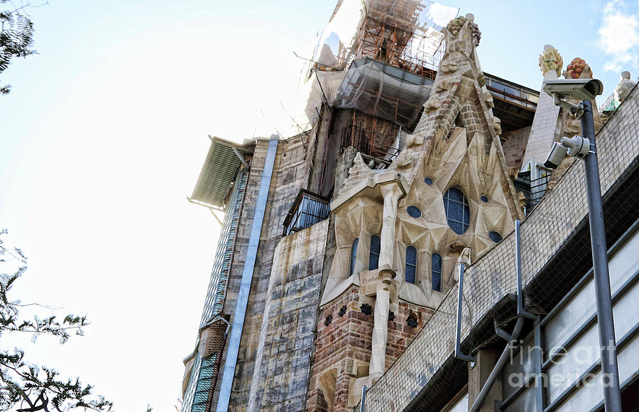 Architectural Details Gaudis La Sagrada  Photograph by Chuck Kuhn