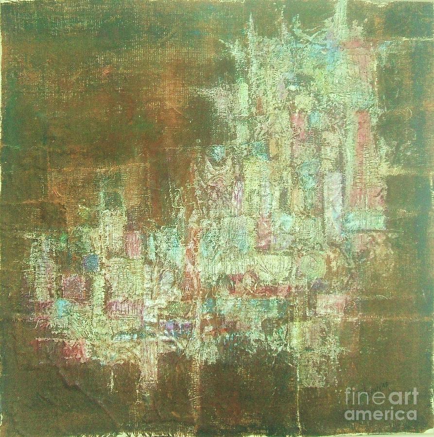 Abstract Painting - Architectural Forms by Pete  TSouvas