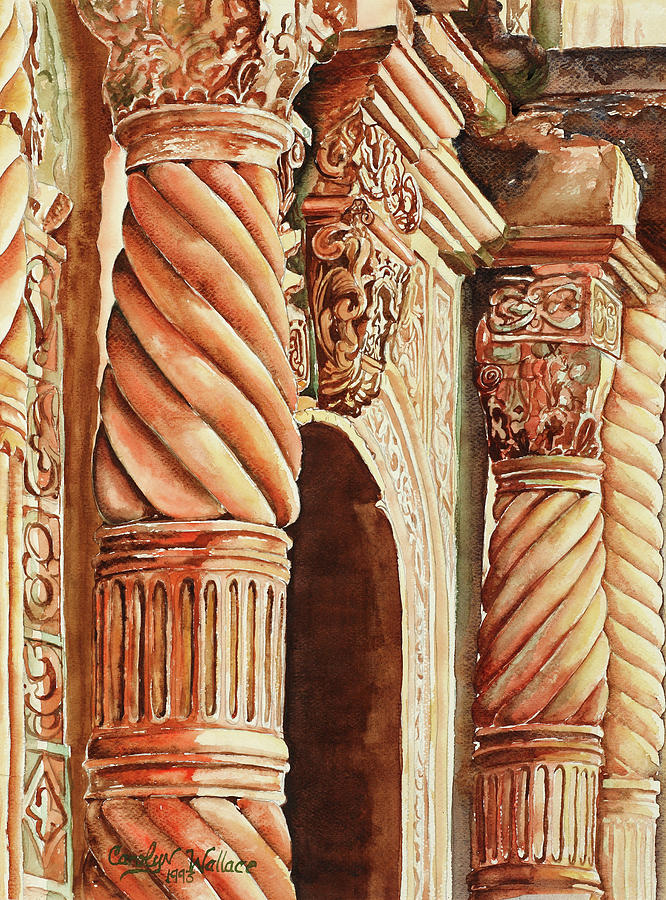Architectural Immersion Painting by Carolyn Coffey Wallace
