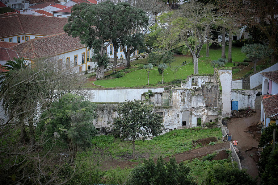 Architectural Ruins in Angra do Heroismo Photograph by Kelly Hazel