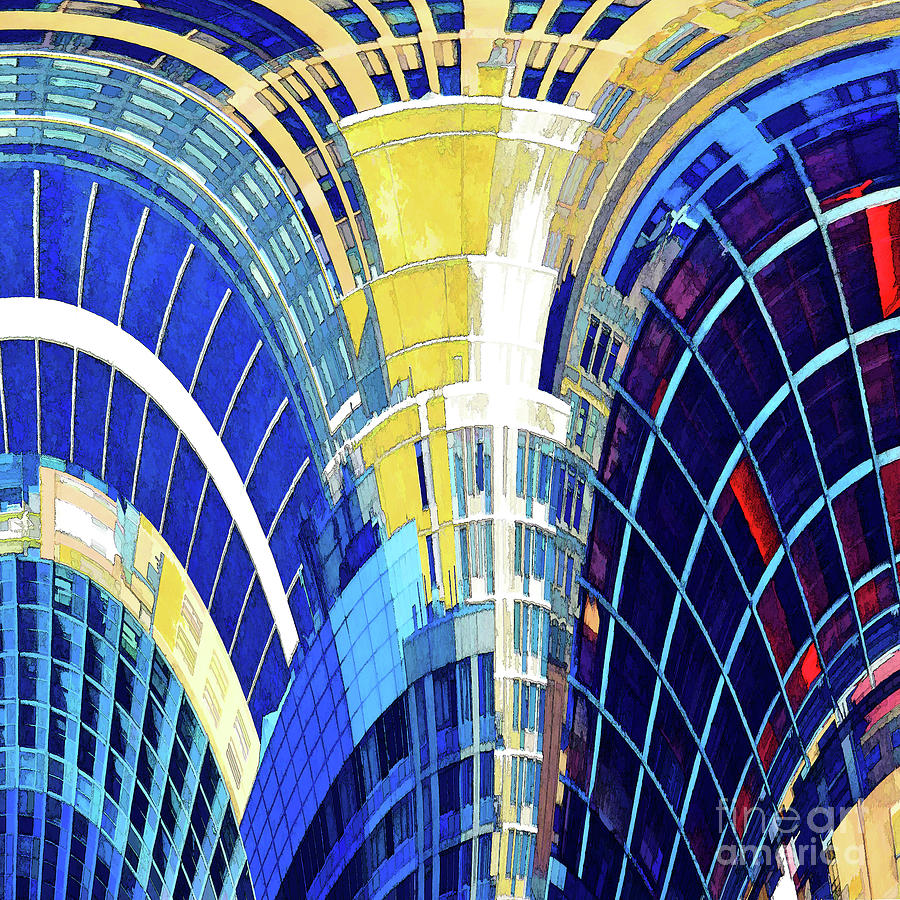Abstract Architecture Art Squared 3 Photograph by Regina Geoghan