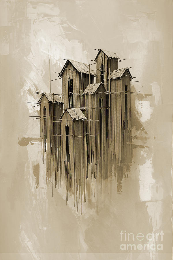 Architecture art 75 Painting by Gull G