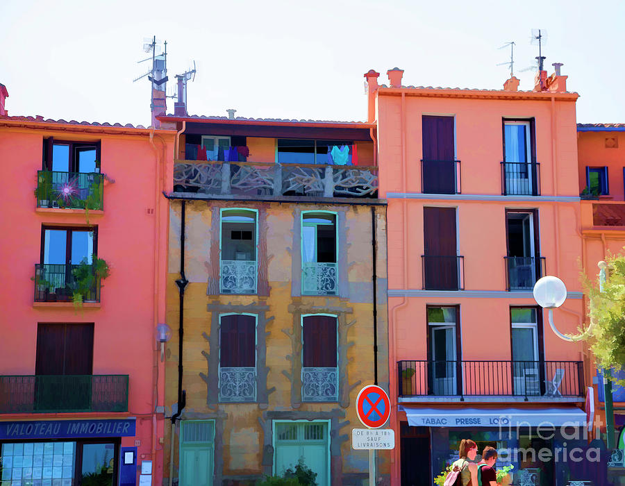 Architecture Color Collioure France  Photograph by Chuck Kuhn