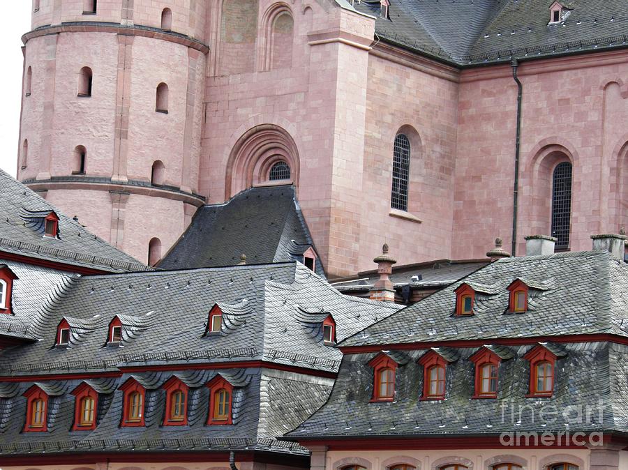 Romanesque Photograph - Architecture in Mainz by Sarah Loft