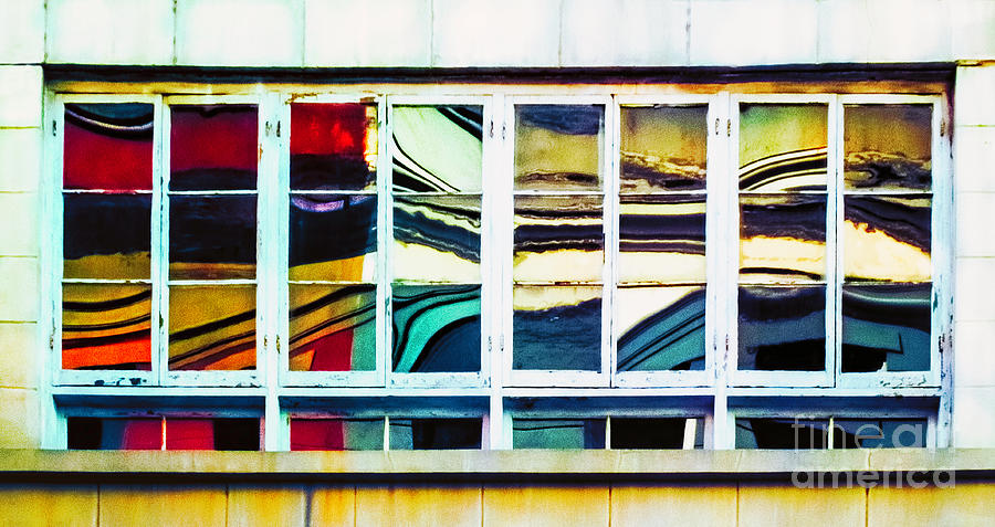 Architecture in Reflective Abstract Photograph by Frances Ann Hattier