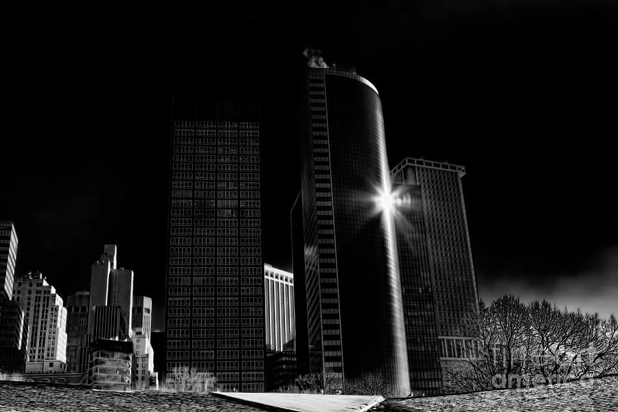 Architecture New York Black  Photograph by Chuck Kuhn