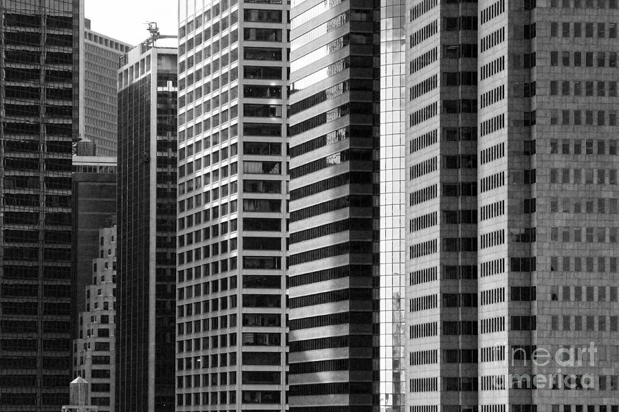 New York City Photograph - Architecture NYC BW by Chuck Kuhn
