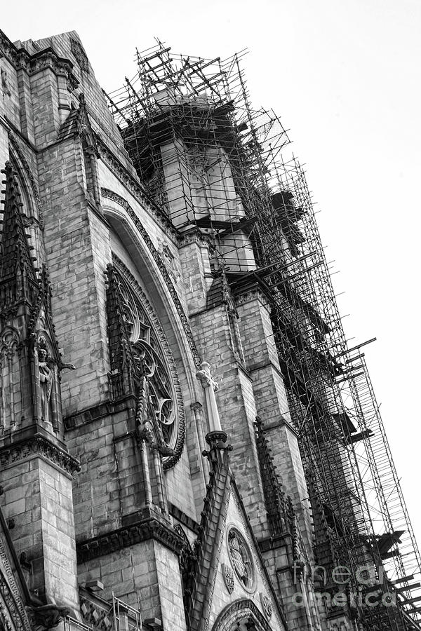 Architecture St. John Catholic Church NY  Photograph by Chuck Kuhn