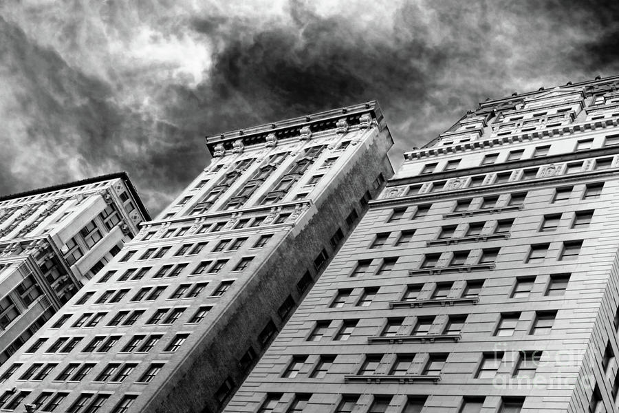 Architecture Tall Buildings BW NYC  Photograph by Chuck Kuhn