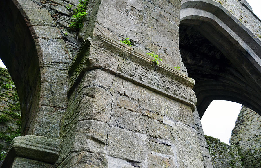 Architecural Detail at Irish Jerpoint Abbey County Kilkenny Ireland Photograph by Shawn OBrien