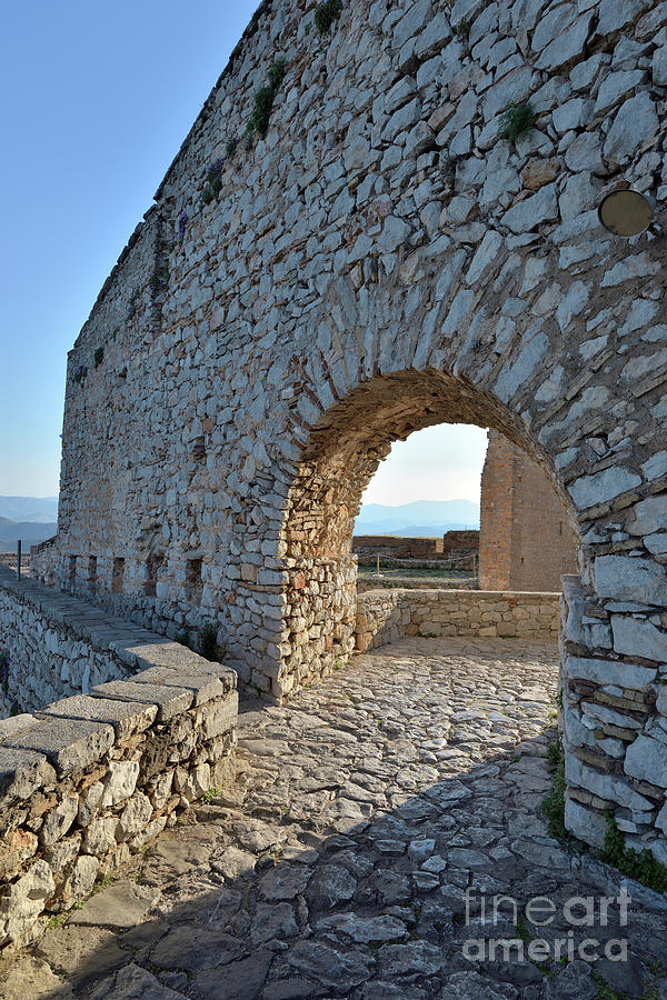 Archway in Palamidi castle Photograph by George Atsametakis
