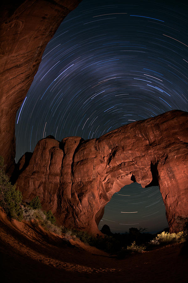Arches National Park Photograph - Archway Rotation by Mike Berenson