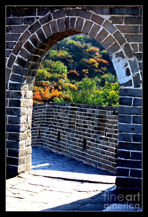 Archway to Great Wall Photograph by Carol Groenen