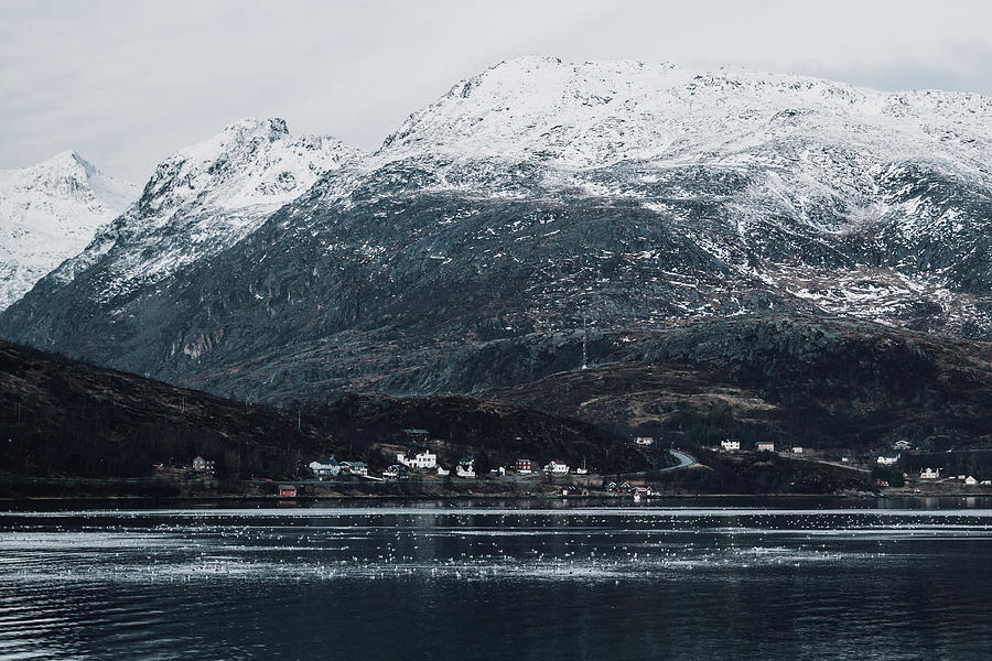 Arctic landscape in Northern Norway, Tromso region Photograph by Aldona Pivoriene