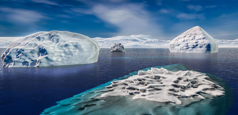 Arctic Photograph - Arctic Ocean by Jetmir Sejdiu