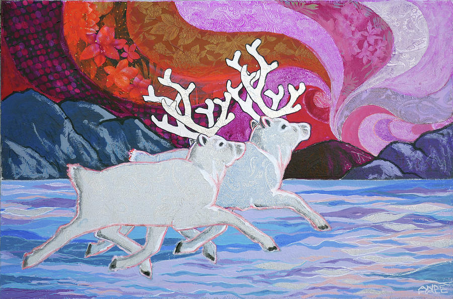 Arctic Prance Painting by Ande Hall