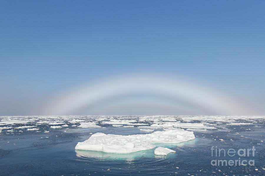 Arctic White Rainbow Photograph by Arterra Picture Library