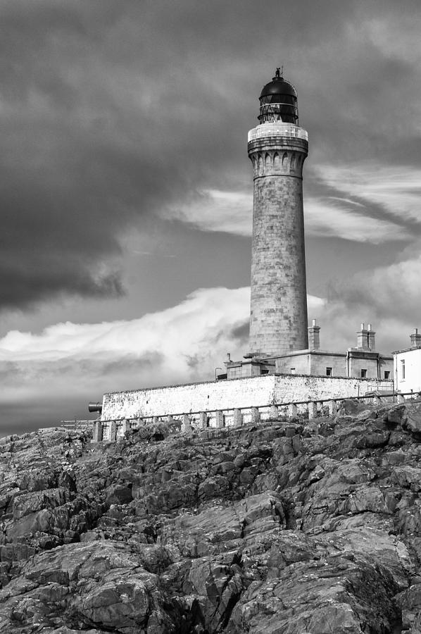 Ardnamurchan Point Lighthouse in Portrait Format. Photograph by John Paul Cullen