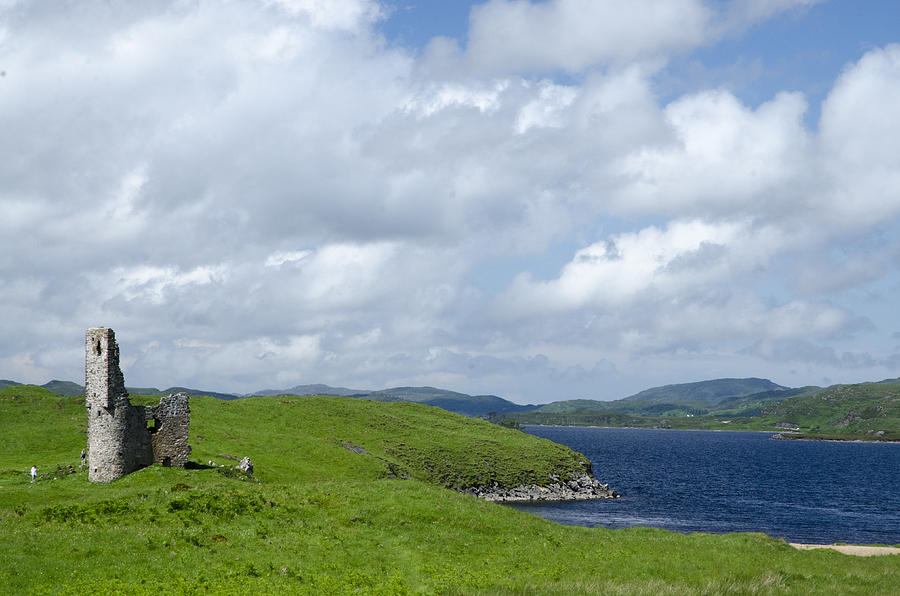 Castle Photograph - Ardvreck Castle by Sally Ross