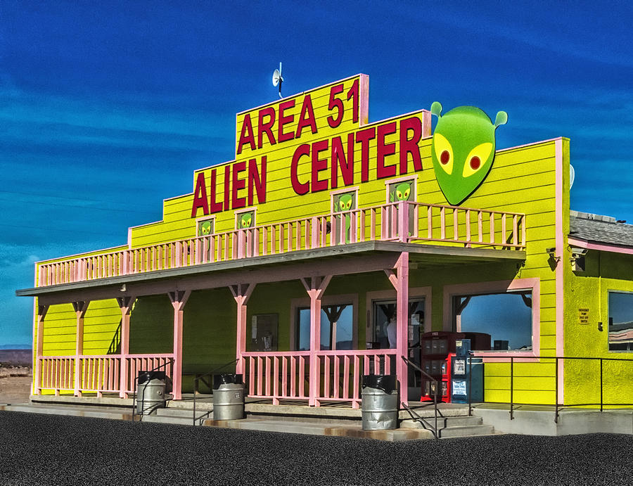 Area 51 alien center Pahrump Nevada Photograph by Gary Warnimont