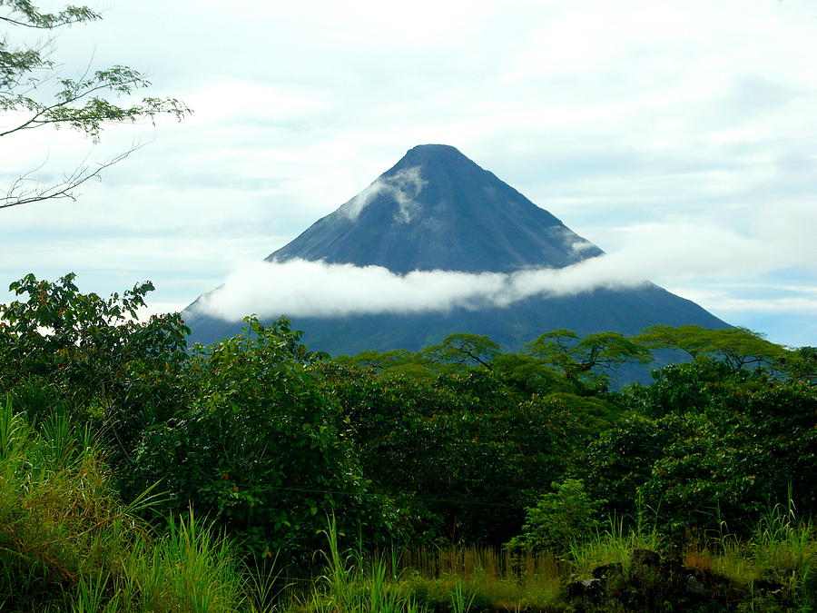 Arenal Volcano East Face Close-Up Photograph by Julie Buell