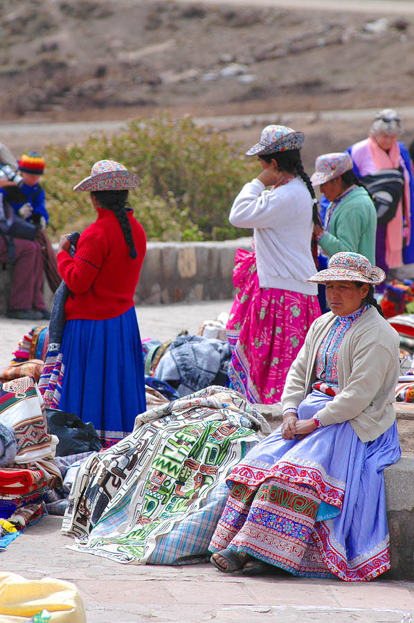 Arequipa Peru Quechua Women Photograph by Eduardo Huelin