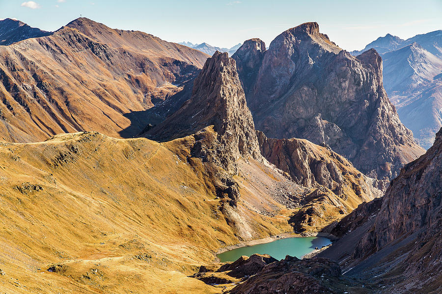 Aretes de la Bruyere - French Alps Photograph by Paul MAURICE