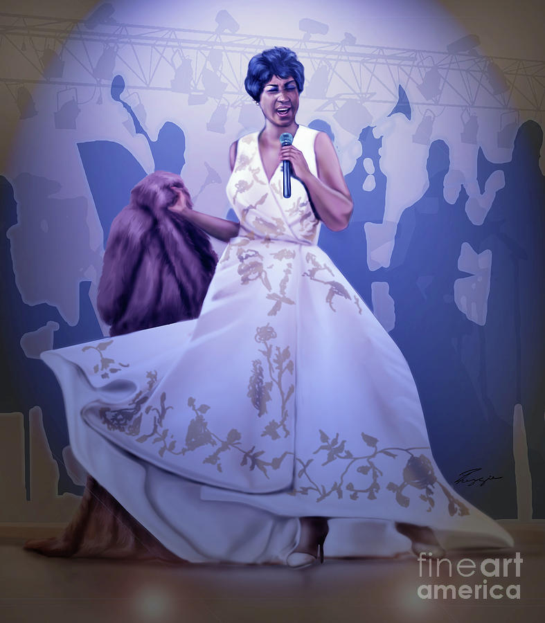 Aretha Franklin Rock Steady by Reggie Duffie Aretha Franklin Rock Steady by Reggie Duffie