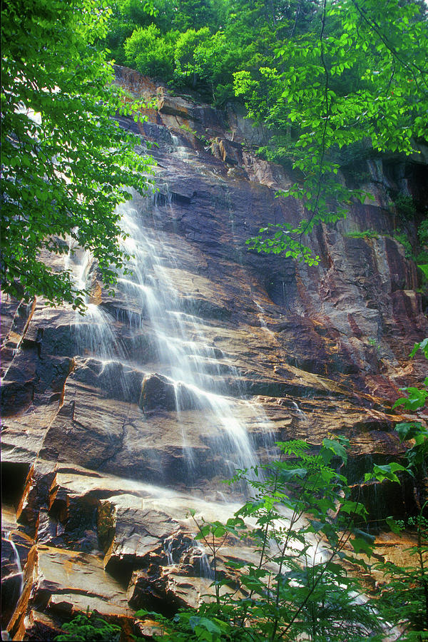 Waterfall Photograph - Arethusa Falls by John Burk