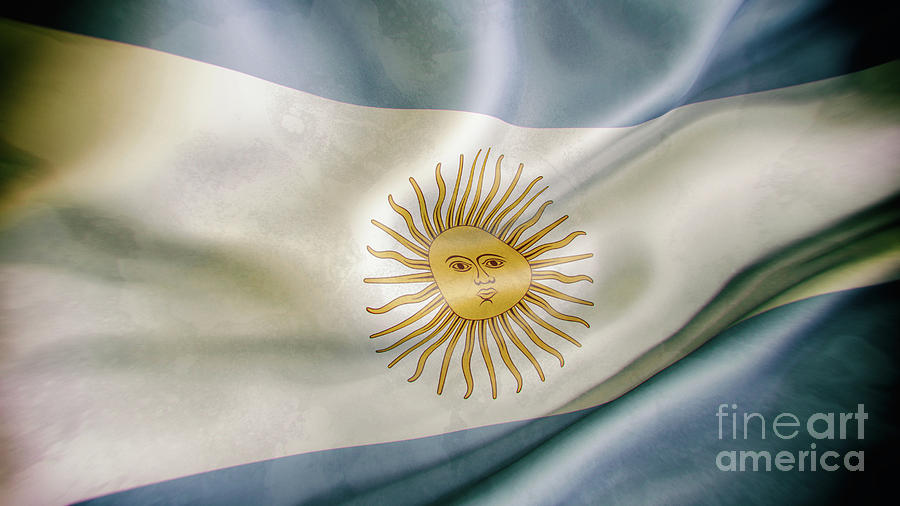 Argentina Flag Digital Art