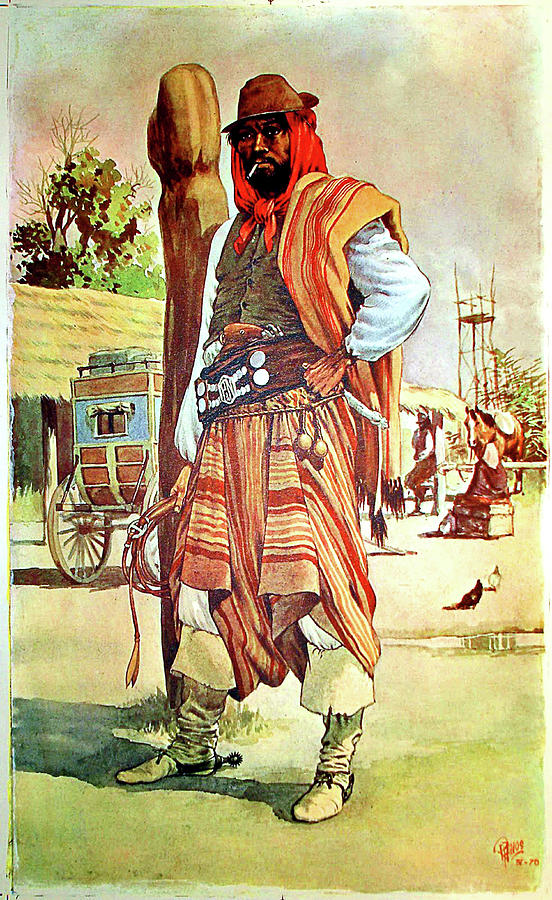 Argentina, Gaucho, vintage travel poster Painting by Long Shot